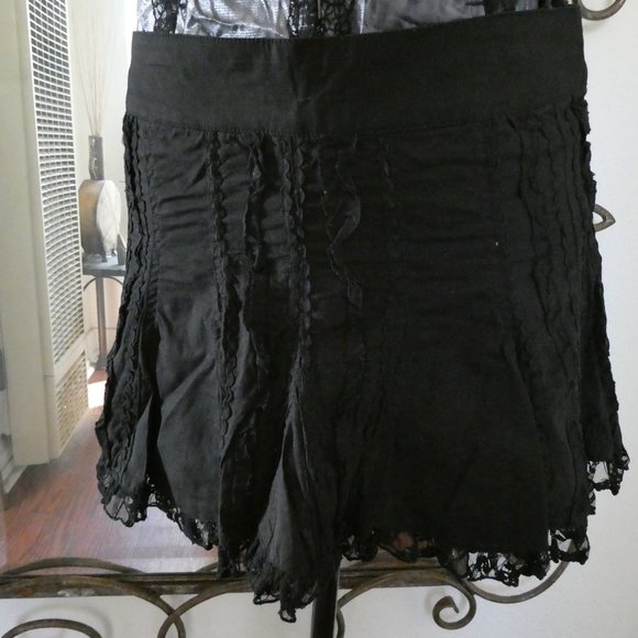 SOLD Lip Service Ruffle Mini Skirt - Picture 2 of 6